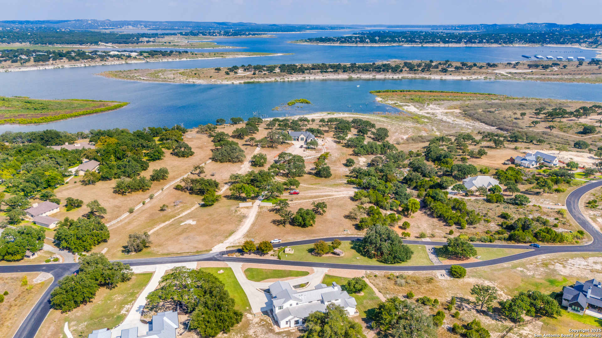 130 Saga Street Spring Branch, TX 78070 - Photo 8 of 49 an aerial view of ocean and residential houses with outdoor space