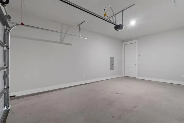 a view of a room with an empty space