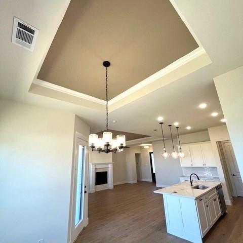 1901 Cascada Way Little Elm, TX 75068 - Photo 8 of 35 Accent Paint Added To Ceiling