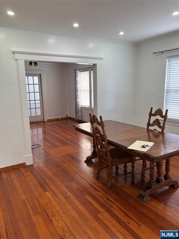 35 Charles Street, Unit 1 Little Ferry, NJ 07643 - Photo 13 of 21 a view of a workspace with furniture and wooden floor