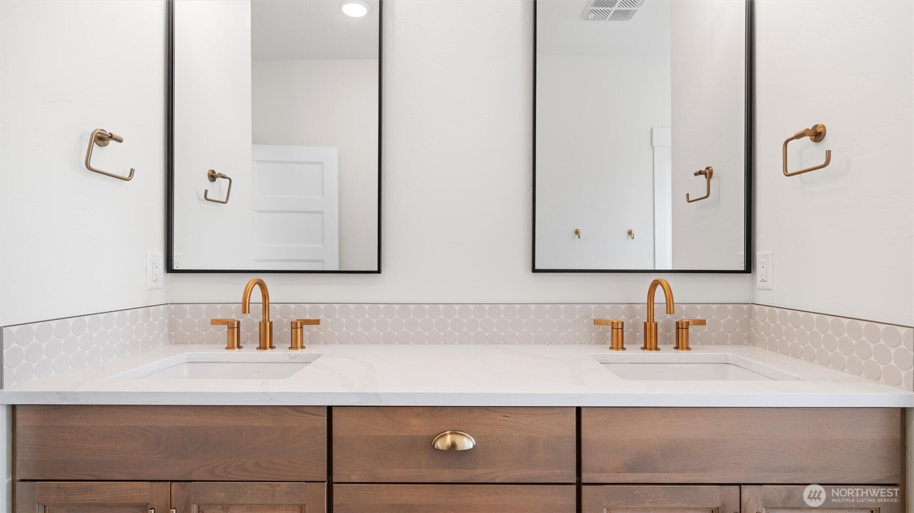 511 Southwest 12th Street College Place, WA 99324 - Photo 15 of 21 a bathroom with a sink and a mirror