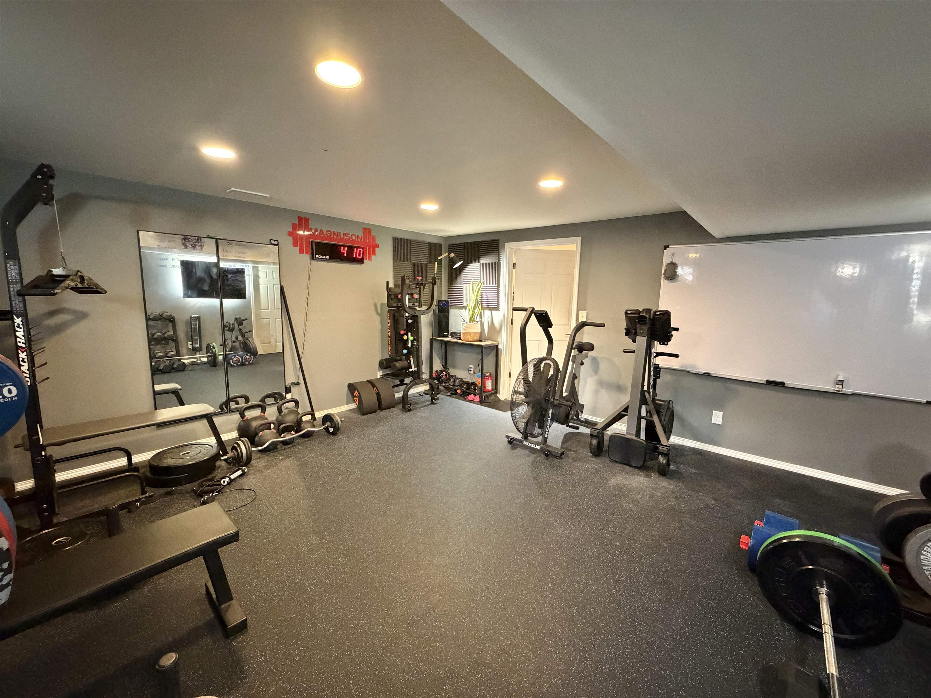 9102 River View Trail Roscoe, IL 61073 - Photo 34 of 40 a view of a room with gym equipment