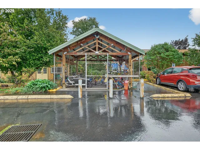 a view of a house with a patio