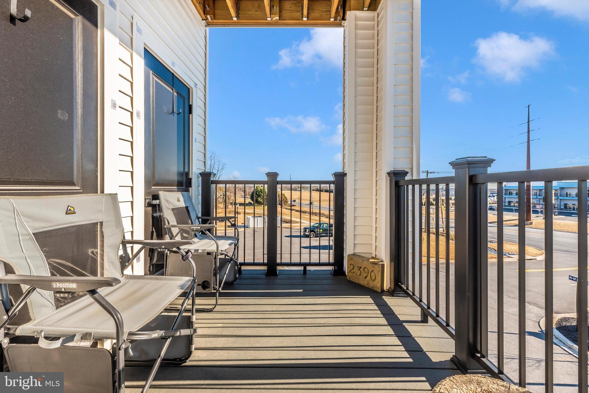 44 Liberty Road, Unit L Sykesville, MD 21784 - Photo 27 of 31 Balcony off of the Family Room Slider