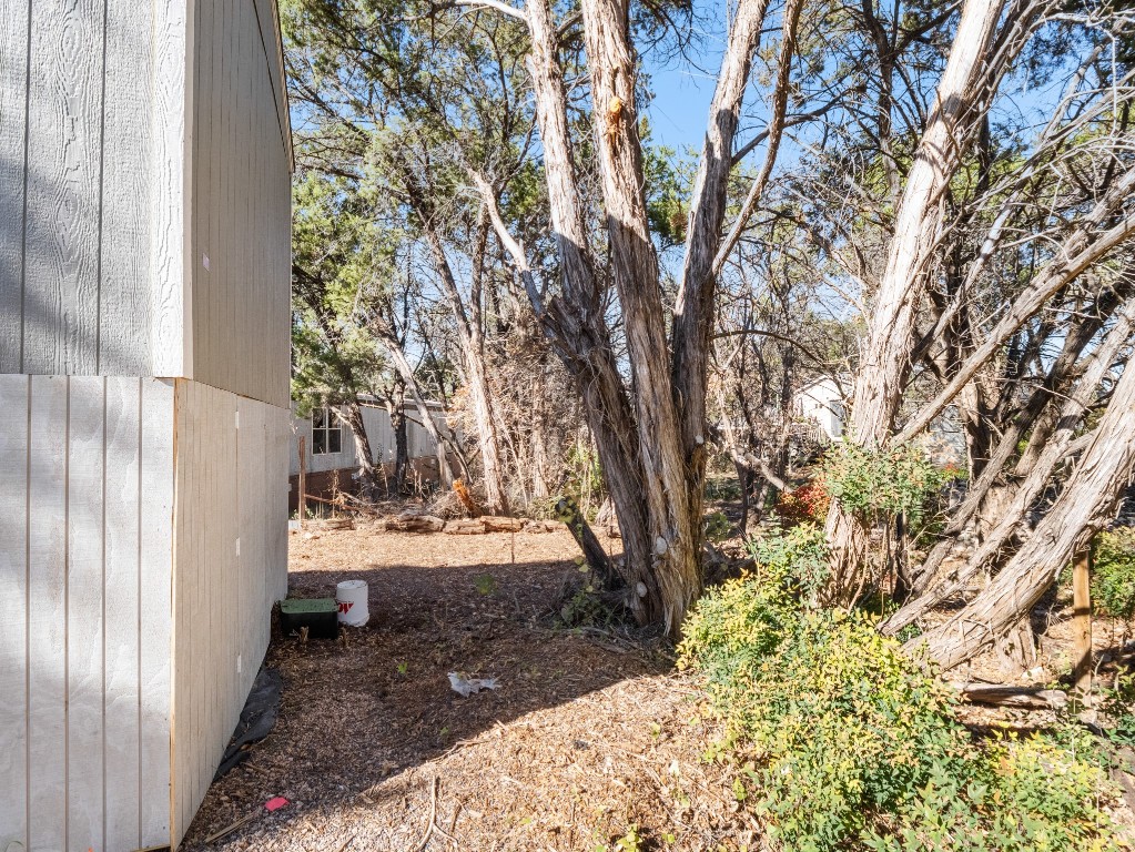 7214 Comstock Cove Lago Vista, TX 78645 - Photo 19 of 20 a view of a yard with plants and trees