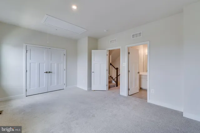 a view of an empty room