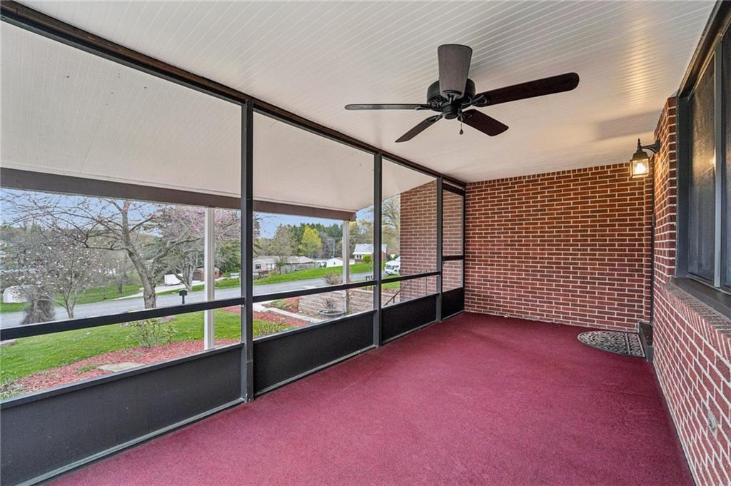 644 Grange Drive Apollo, PA 15613 - Photo 36 of 46 COVETED SCREENED IN PORCH LOVE LOVE A large covered overhang protects this area even more