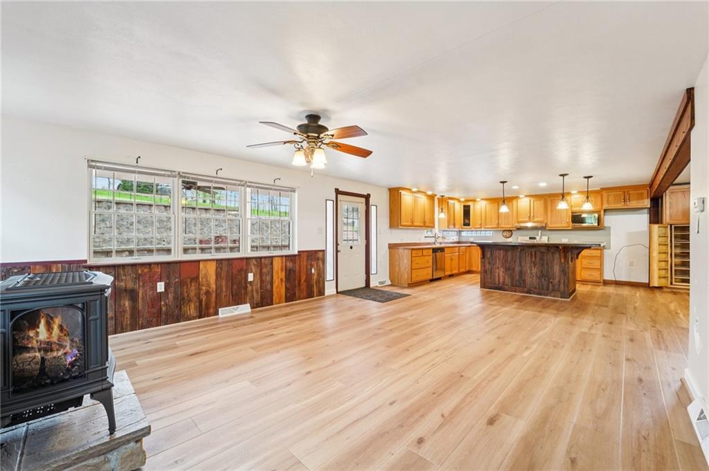 644 Grange Drive Apollo, PA 15613 - Photo 5 of 46 Custom made barnwood tongue and groove Wainscotting.