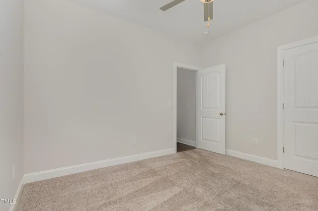 a view of an empty room