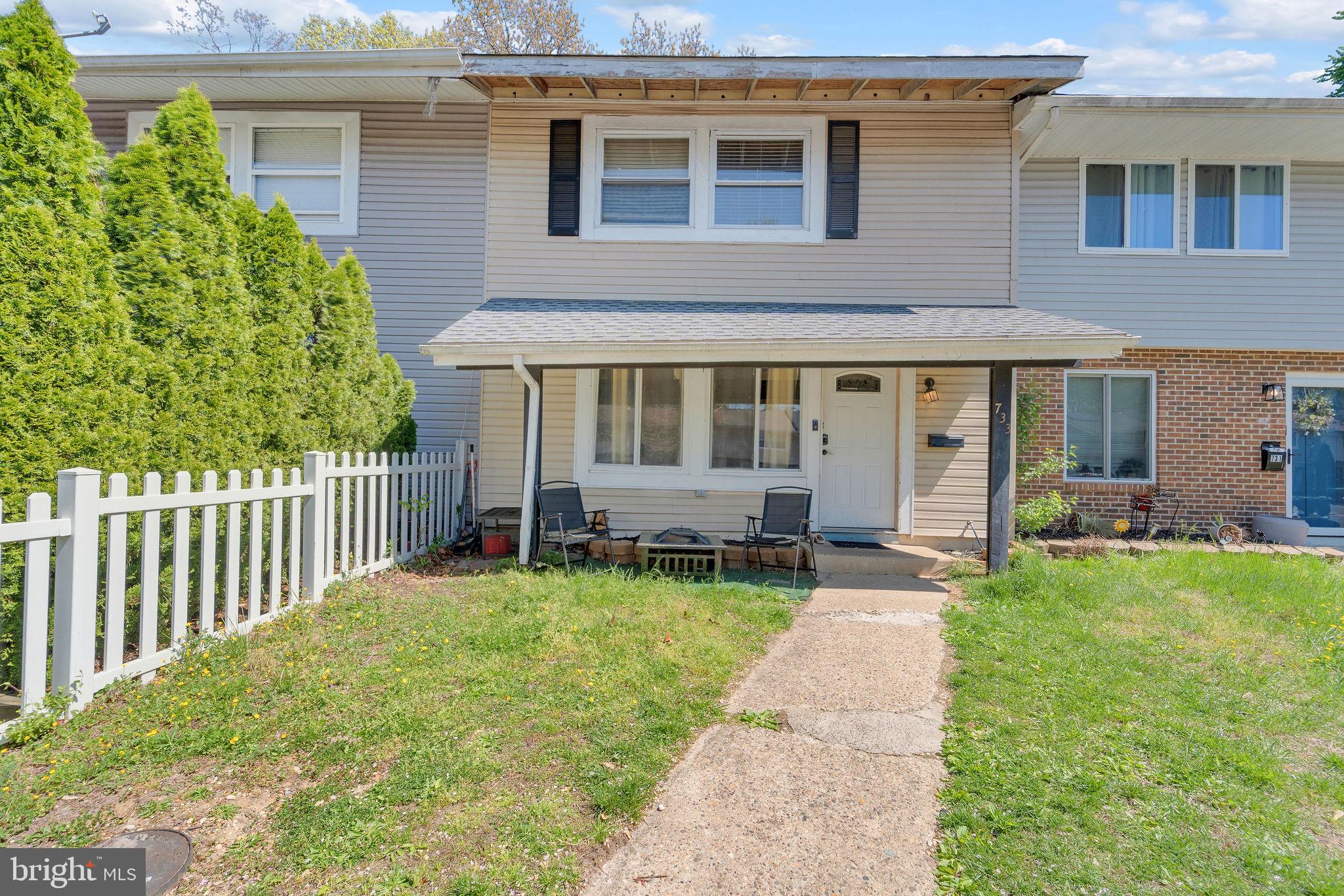 Charming home with inviting porch.