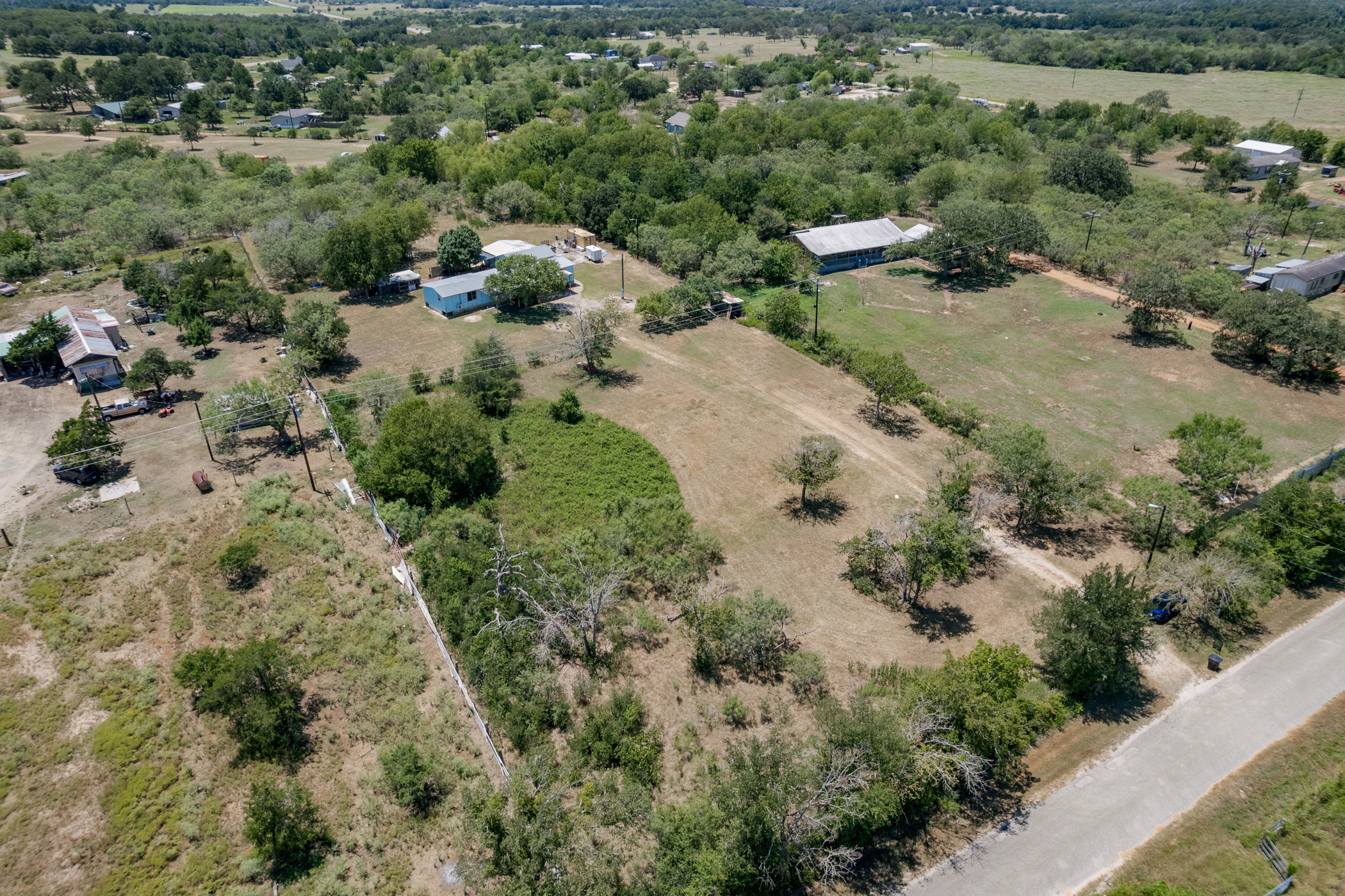 147 Community Center Road Rosanky, TX 78953 - Photo 30 of 33 an aerial view of residential house with outdoor space