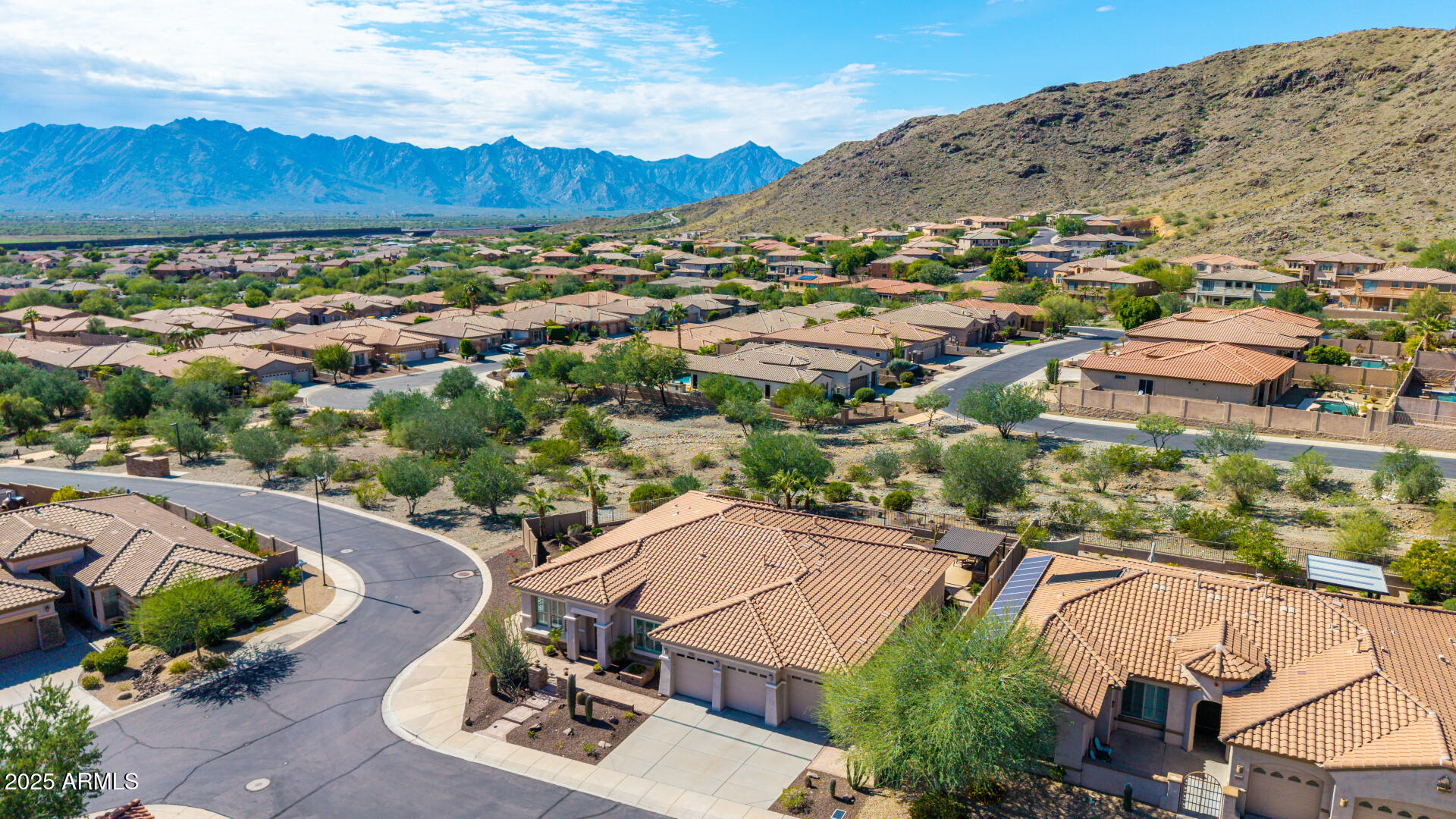 16030 South 27th Drive Phoenix, AZ 85045 - Photo 28 of 29 an aerial view of residential house and outdoor space