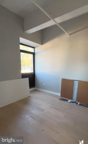 an empty room and a window