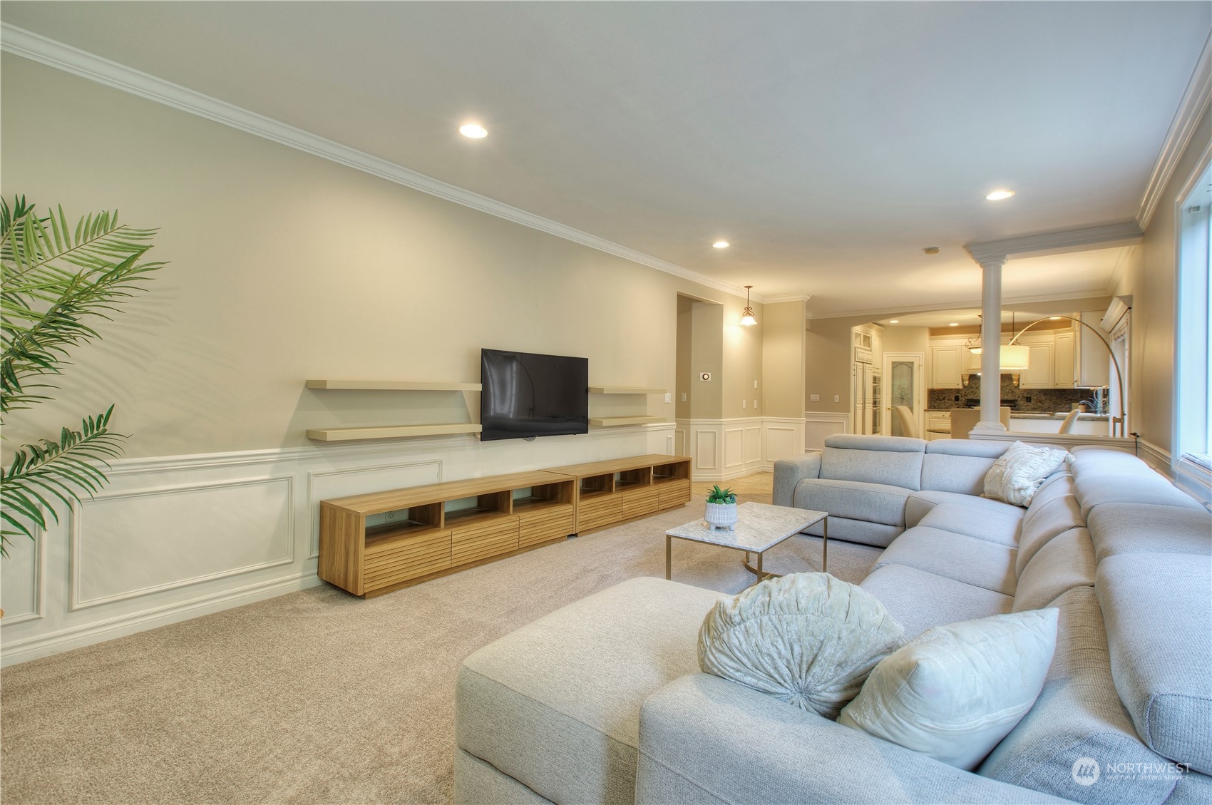 1013 R Street Northwest Auburn, WA 98001 - Photo 15 of 31 a living room with furniture and a flat screen tv