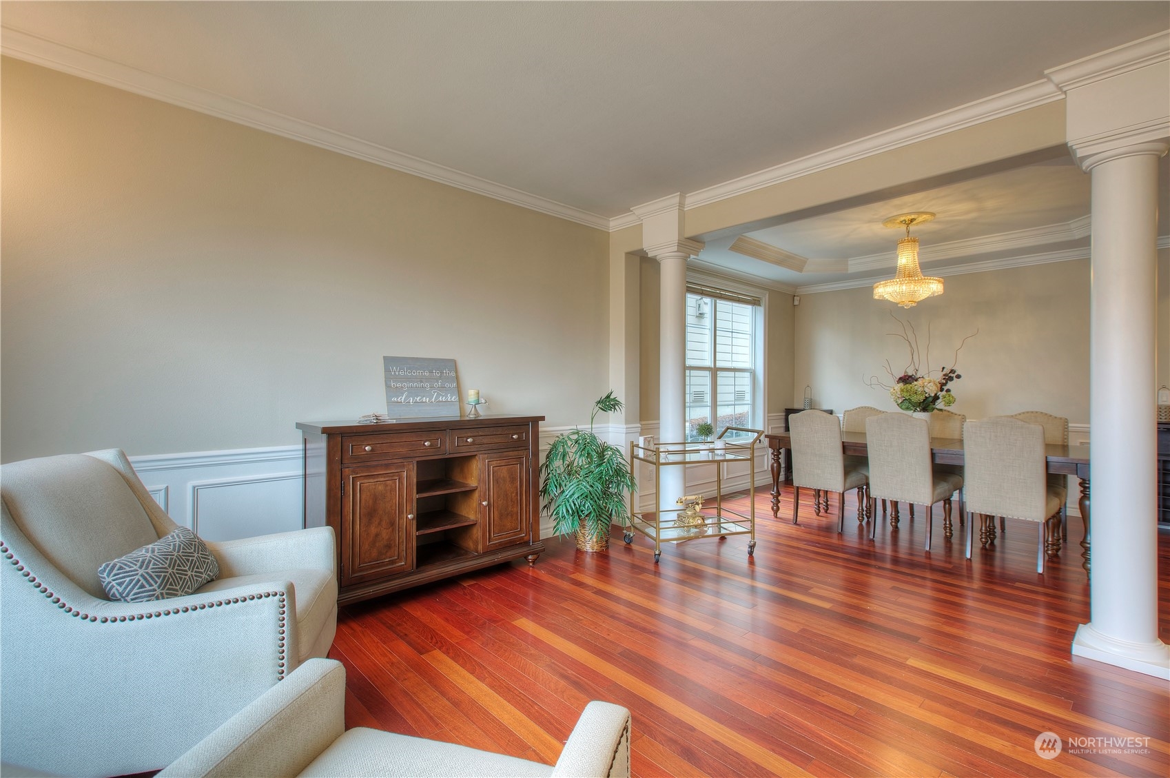 1013 R Street Northwest Auburn, WA 98001 - Photo 3 of 31 a living room with furniture and a fireplace