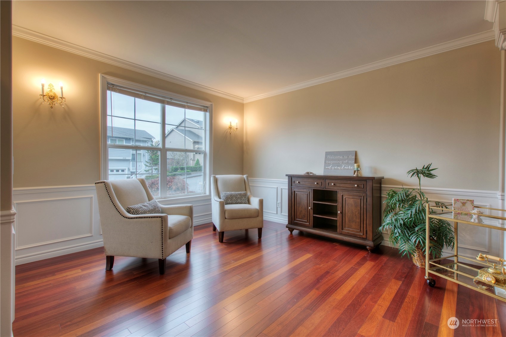 1013 R Street Northwest Auburn, WA 98001 - Photo 4 of 31 a living room with furniture and a wooden floor