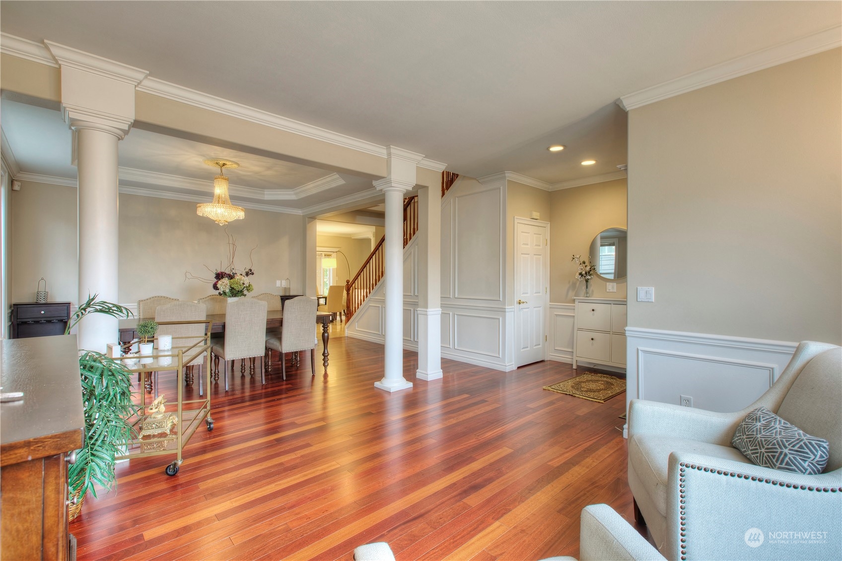 1013 R Street Northwest Auburn, WA 98001 - Photo 5 of 31 a living room with furniture and wooden floor