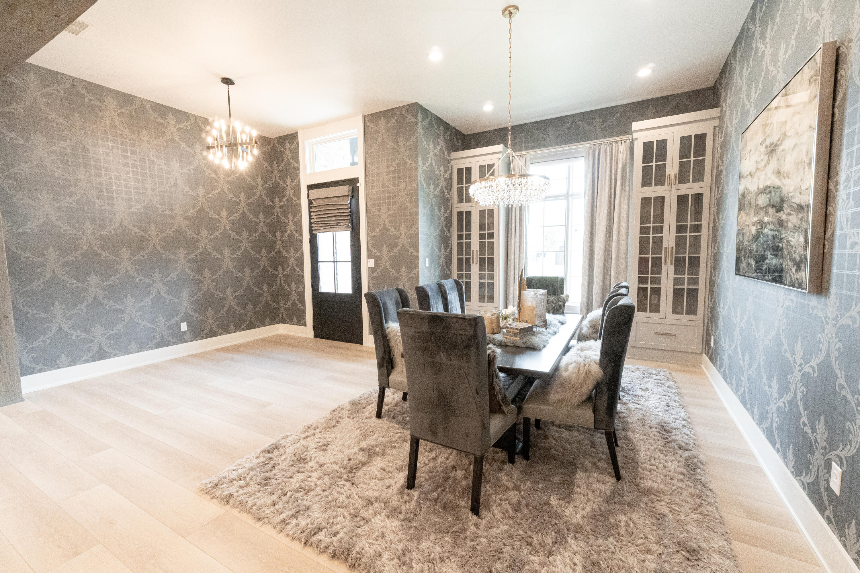 4821 119th Place Lubbock, TX 79424 - Photo 65 of 77 a view of a dining room with furniture window and outside view