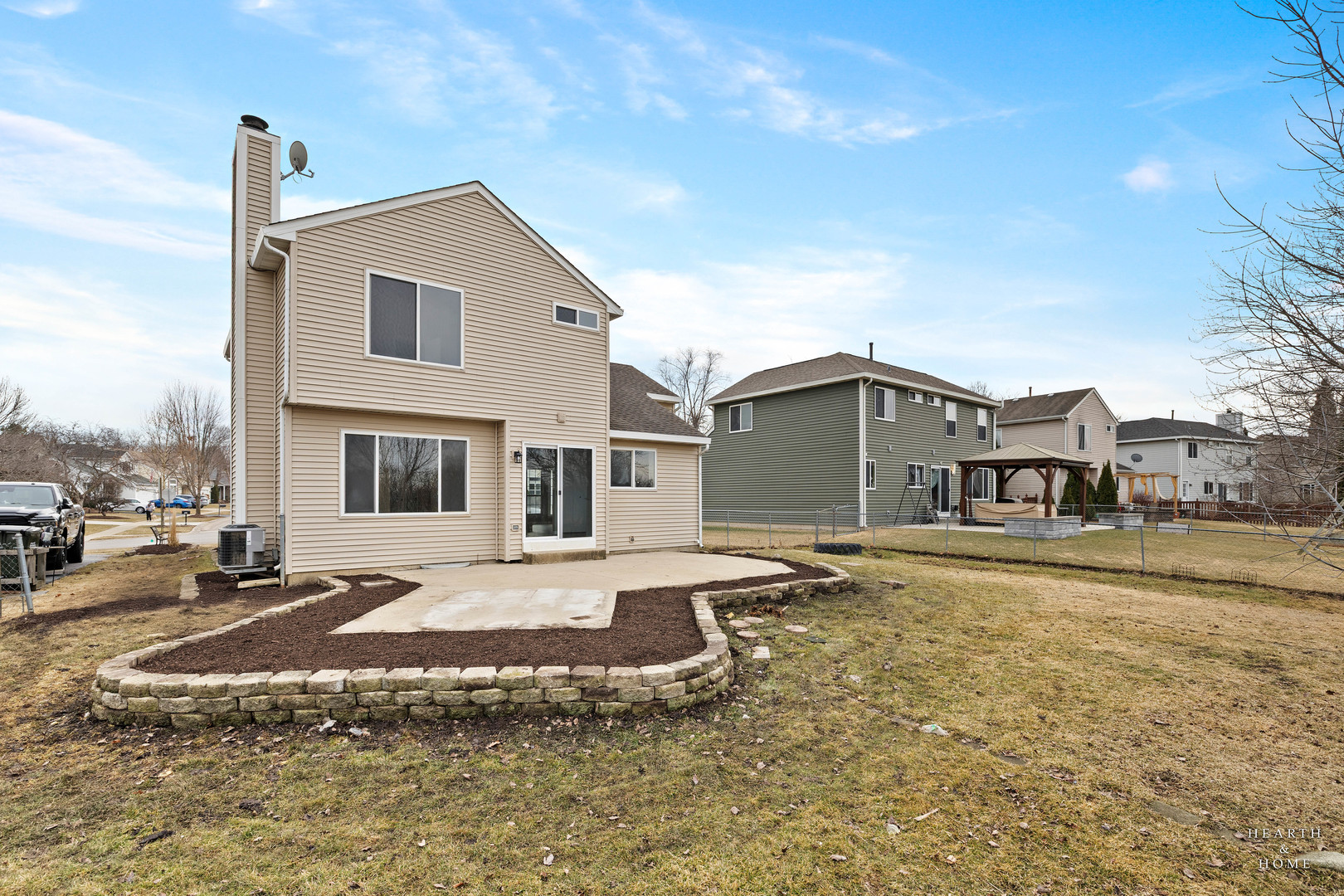 305 Harvest Gate Road Lake In The Hills, IL 60156 - Photo 27 of 36 a front view of a house with a yard