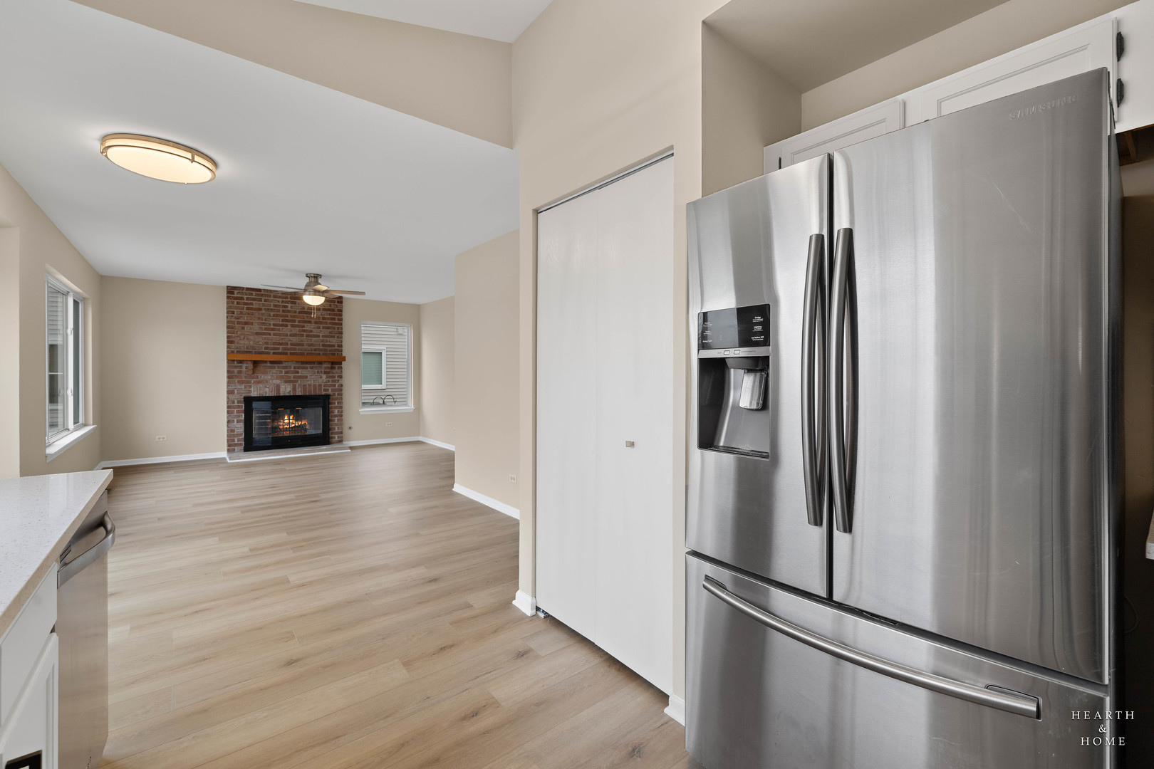 305 Harvest Gate Road Lake In The Hills, IL 60156 - Photo 8 of 36 a view of a livingroom with a fireplace