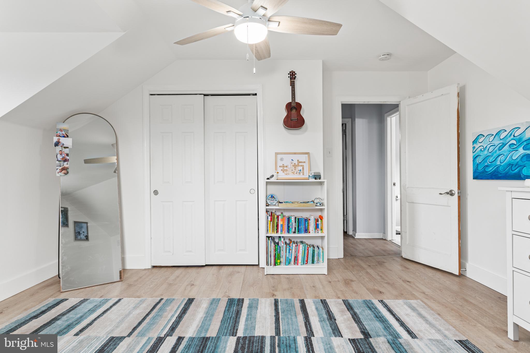 308 Providence Road Morton, PA 19070 - Photo 14 of 30 a view of a hallway with wooden floor and workspace