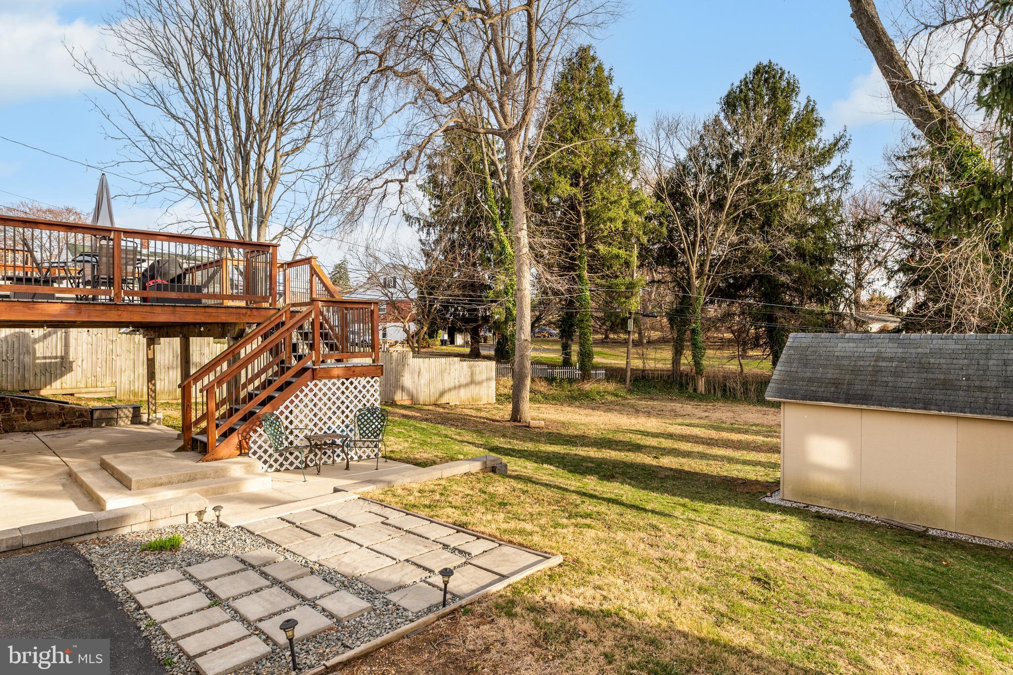 308 Providence Road Morton, PA 19070 - Photo 29 of 30 a view of a yard with trees