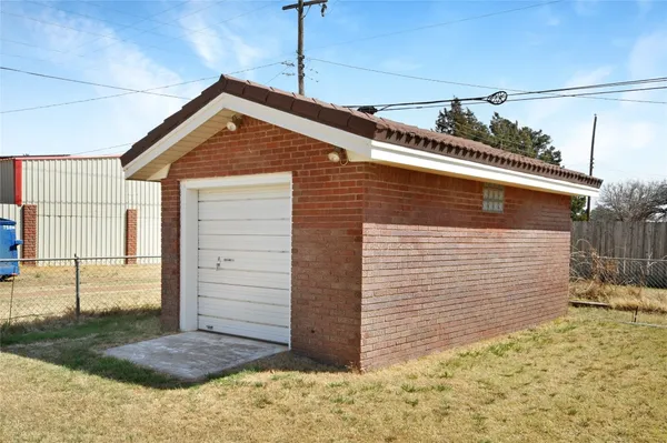 a backyard of a house