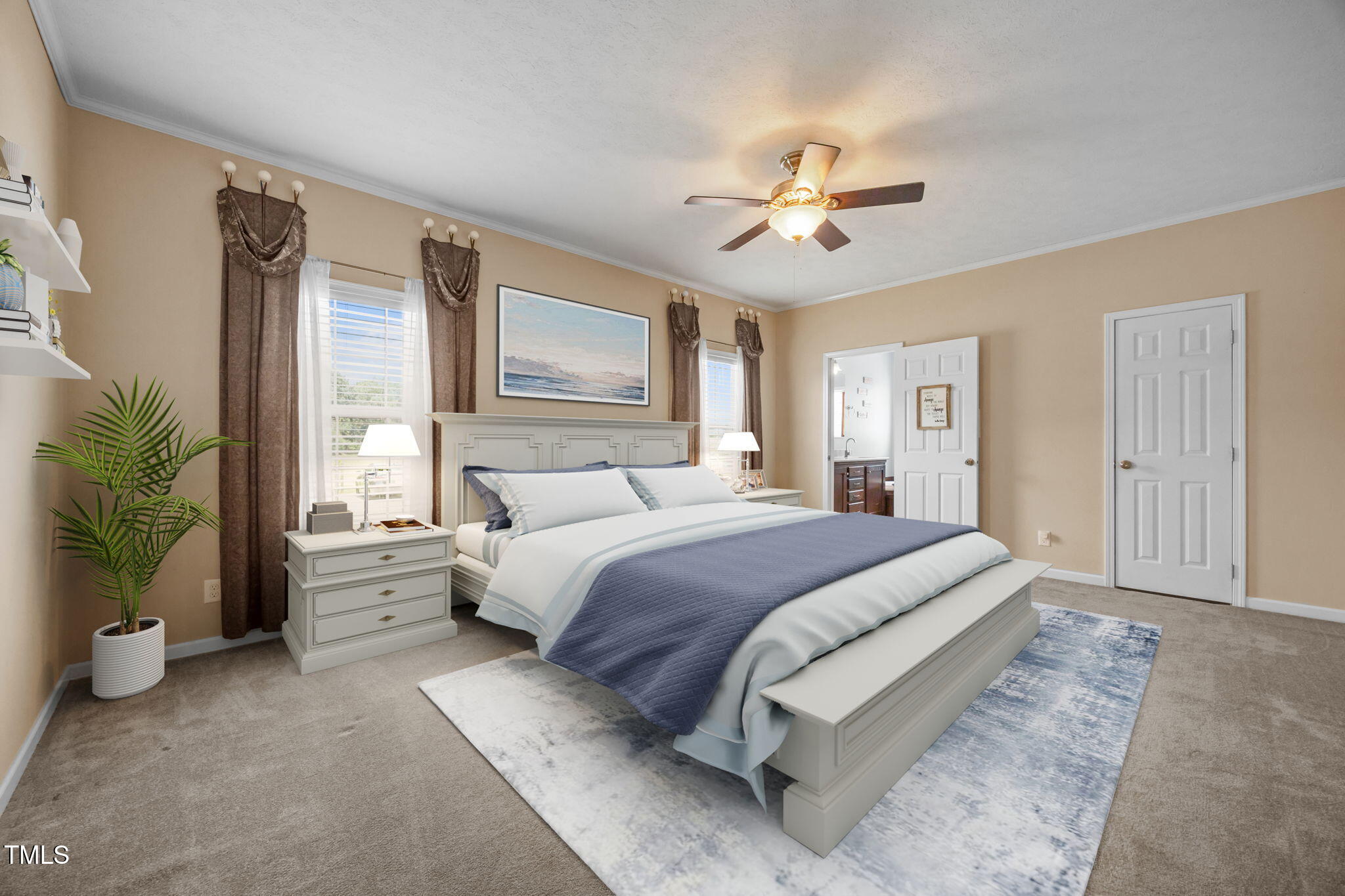 215 Collins Road Lillington, NC 27546 - Photo 6 of 56 55-web-or-mls-Primary Bedroom