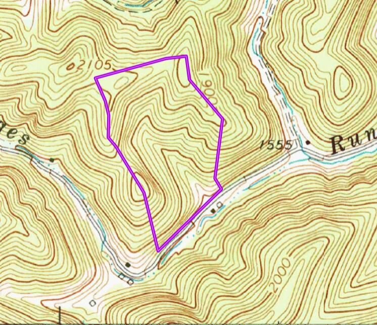 0 Georges Run Road Shawsville, VA 24162 - Photo 19 of 20 Map - Topo