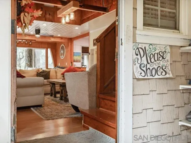 a view of a entryway door of the house