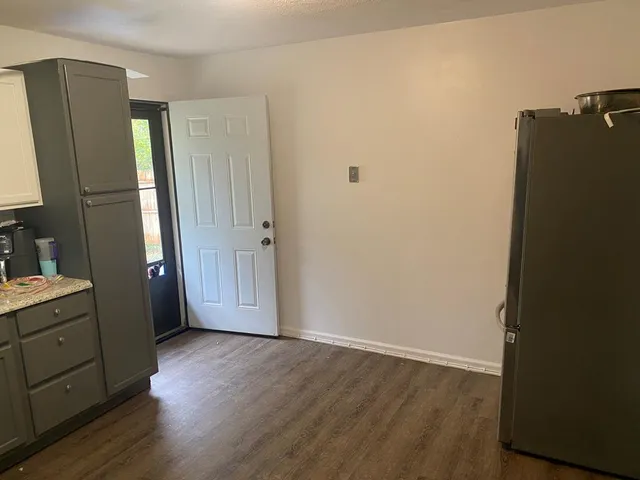 a close view of closet