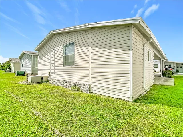 a view of a backyard with a garden