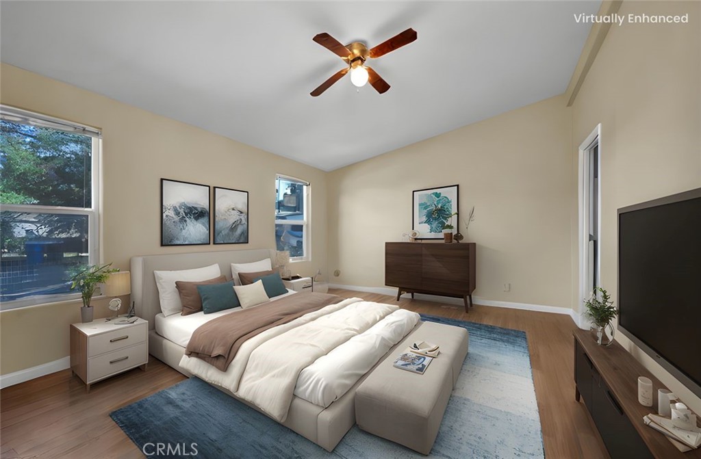 16410 Tish-A-Tang Road Lower Lake, CA 95457 - Photo 39 of 52 a bedroom with a bed and a television