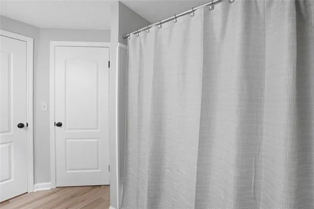 a view of a walk in closet