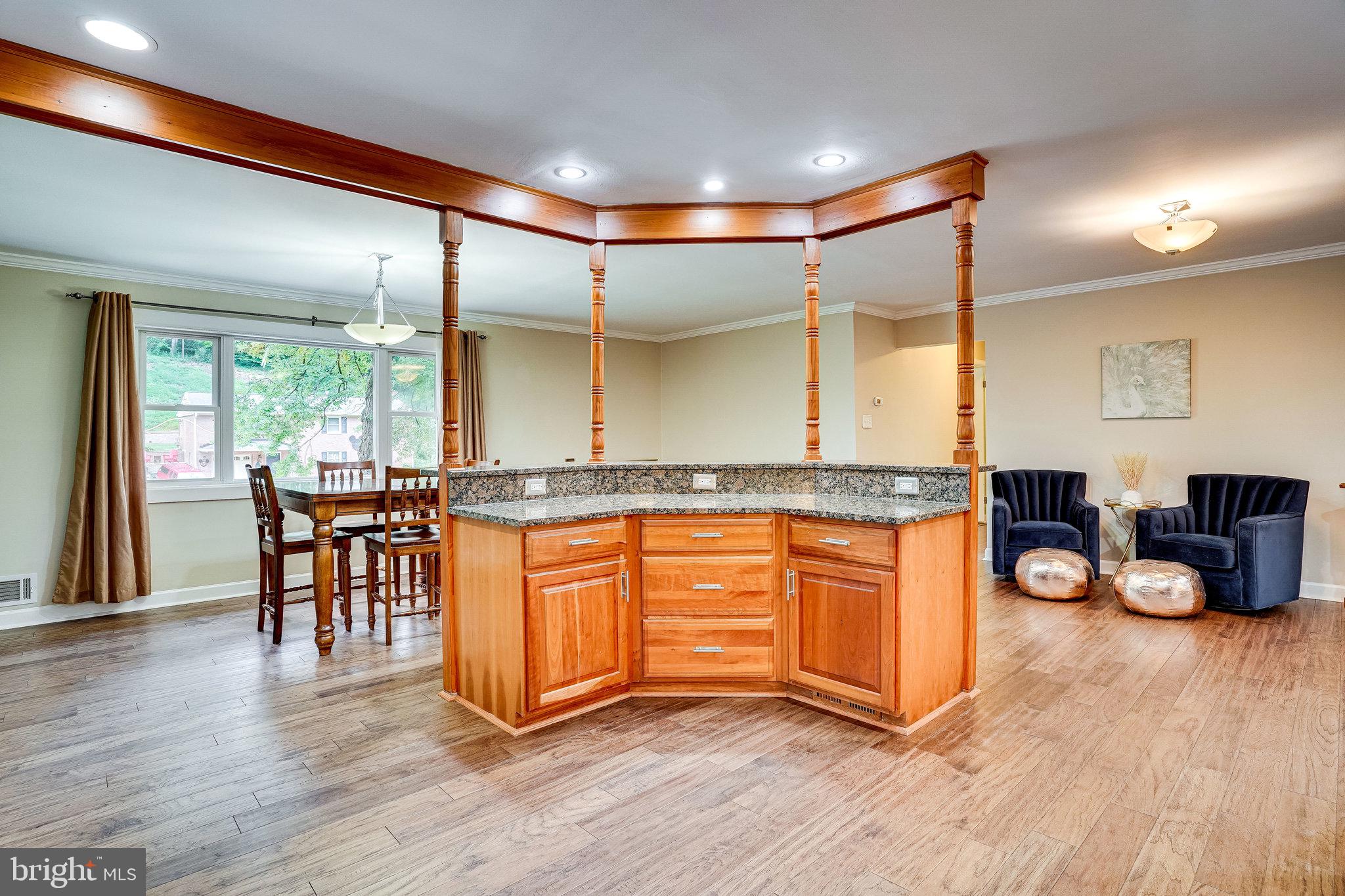 8617 Kerry Lane Springfield, VA 22152 - Photo 16 of 59 Eat in Kitchen with Center Island