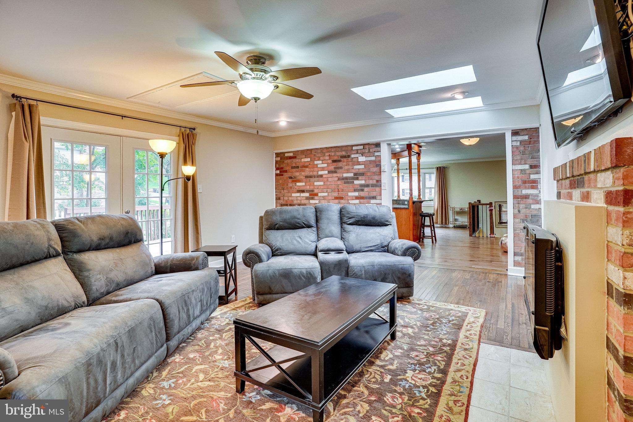 8617 Kerry Lane Springfield, VA 22152 - Photo 23 of 59 Double Skylights in the Family Room