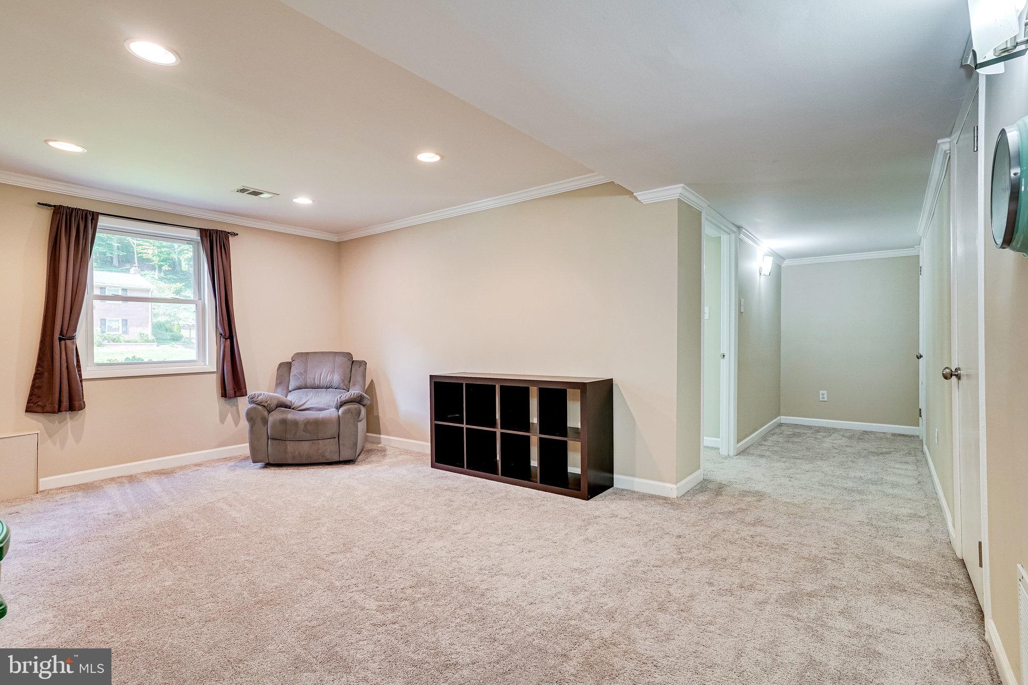 8617 Kerry Lane Springfield, VA 22152 - Photo 40 of 59 Huge Rec Room in Basement with Recessed Lighting