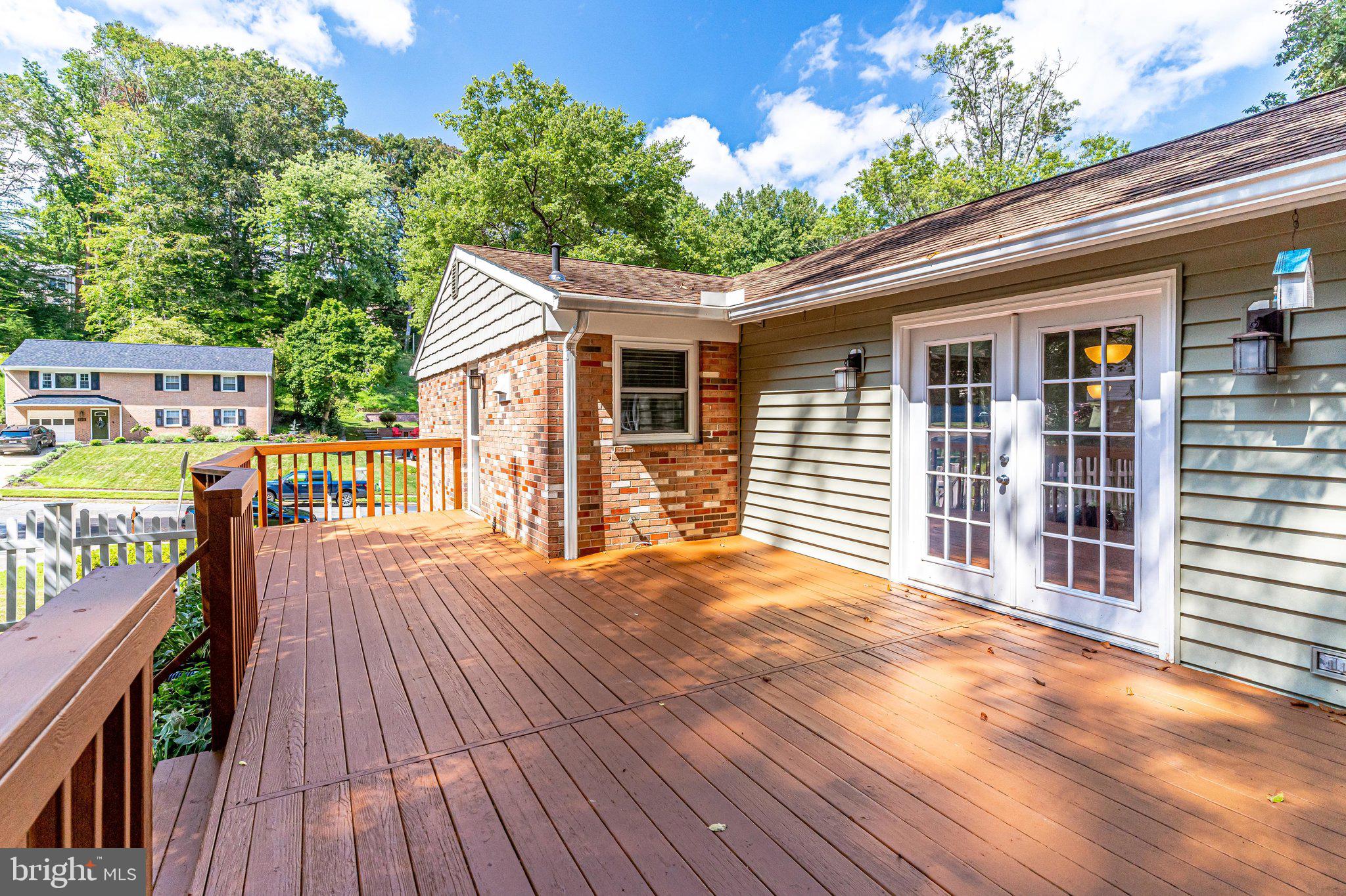 8617 Kerry Lane Springfield, VA 22152 - Photo 52 of 59 Refinished Deck for the largest of gatherings