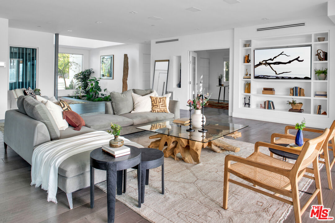 2945 Angus Street Los Angeles, CA 90039 - Photo 11 of 52 a living room with furniture potted plant and wooden floor