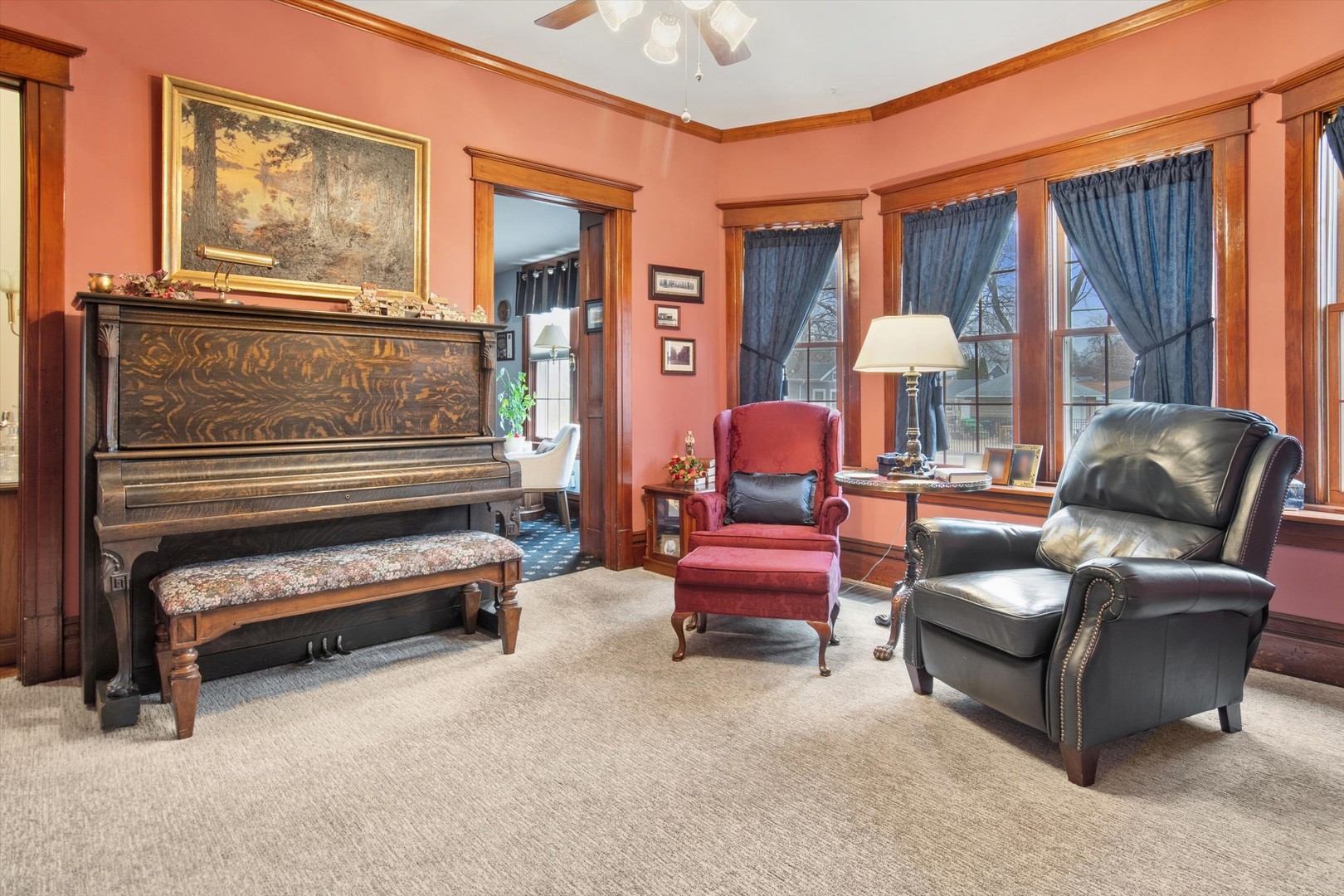 628 East Main Street Morris, IL 60450 - Photo 8 of 32 a living room with furniture a table and a large window
