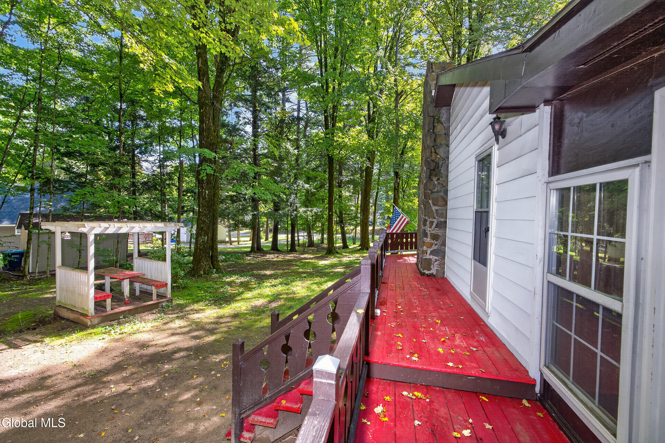 5720 Lake Road Galway, NY 12074 - Photo 13 of 42 Back of Side Deck View towards Front