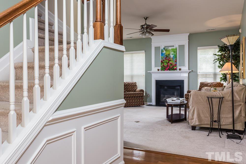 7719 Tanby Court Raleigh, NC 27613 - Photo 5 of 30 View from Foyer to Living Room