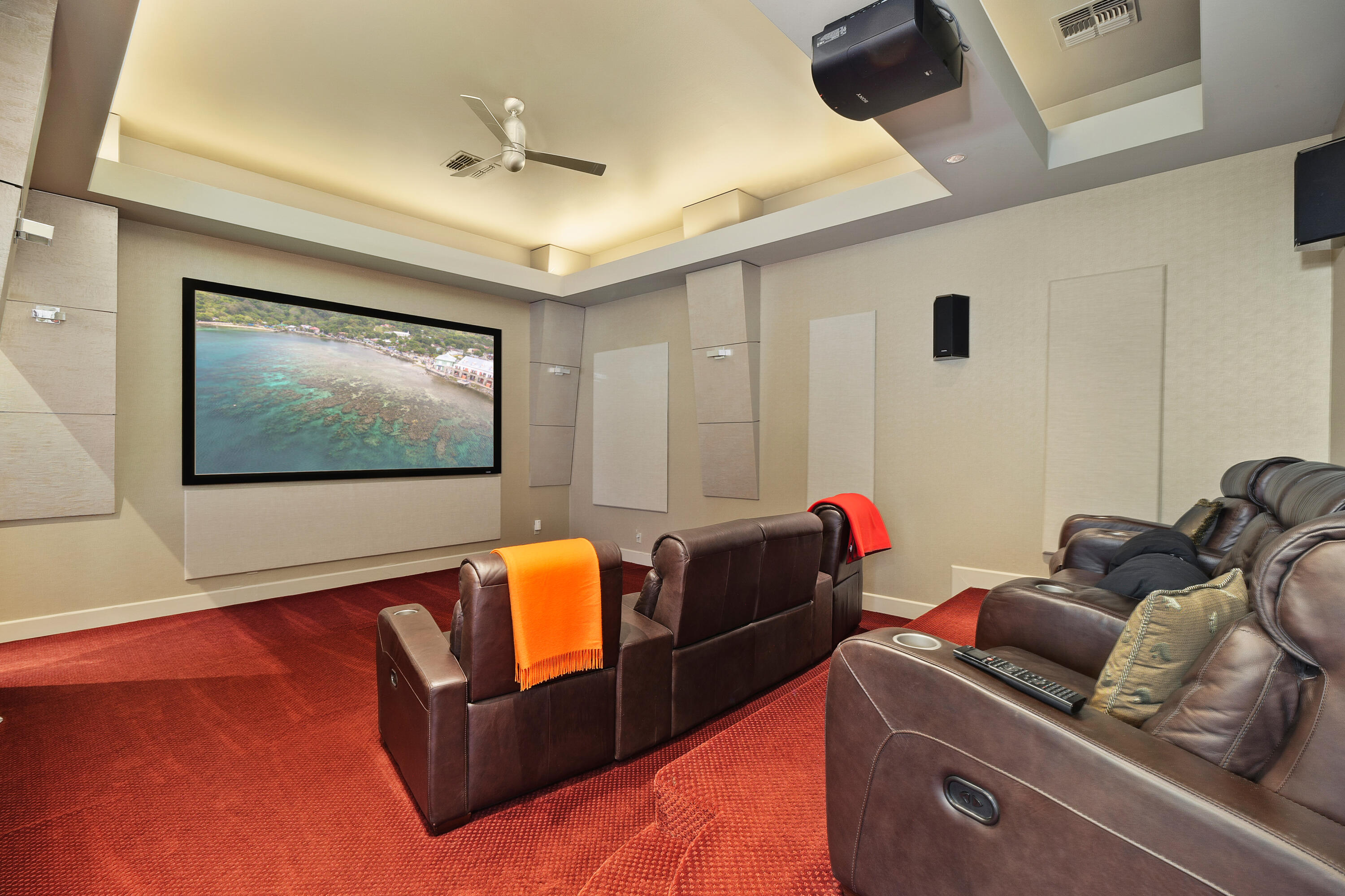 81 Royal St Georges Way Rancho Mirage, CA 92270 - Photo 32 of 59 a living room with furniture and a flat screen tv