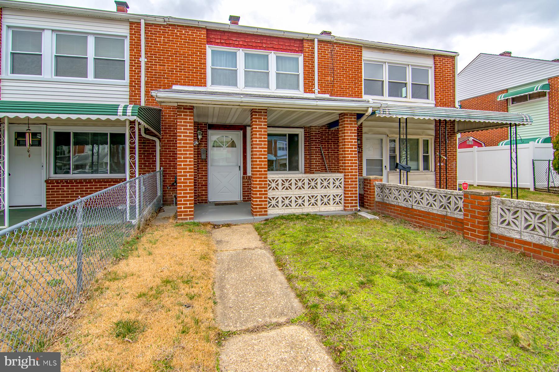 2030 Kelmore Road Baltimore, MD 21222 - Photo 19 of 19 Front covered Porch/Front fully fenced