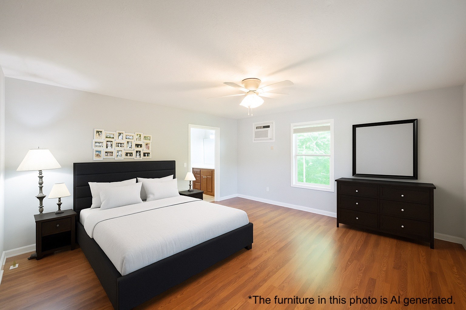 53 Elm Street Decaturville, TN 38329 - Photo 14 of 44 a bedroom with a bed and a mirror