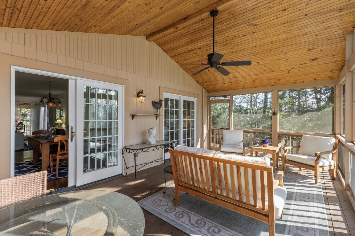 446 Dog Mountain Road Highlands, NC 28741 - Photo 13 of 27 Screened porch off back