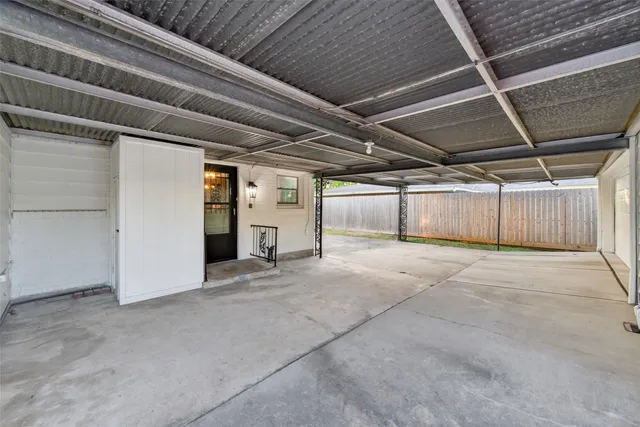 a view of empty room