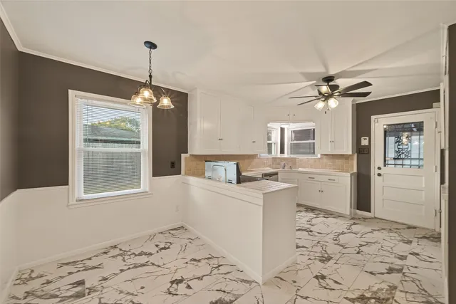 a very nice looking room with a large window