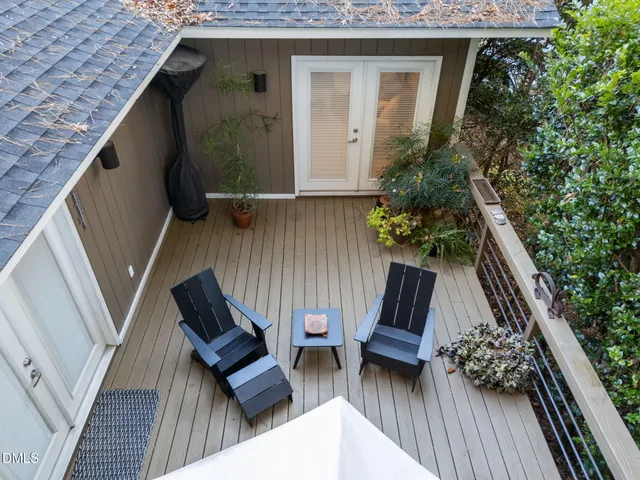 a view of outdoor sitting area with furniture