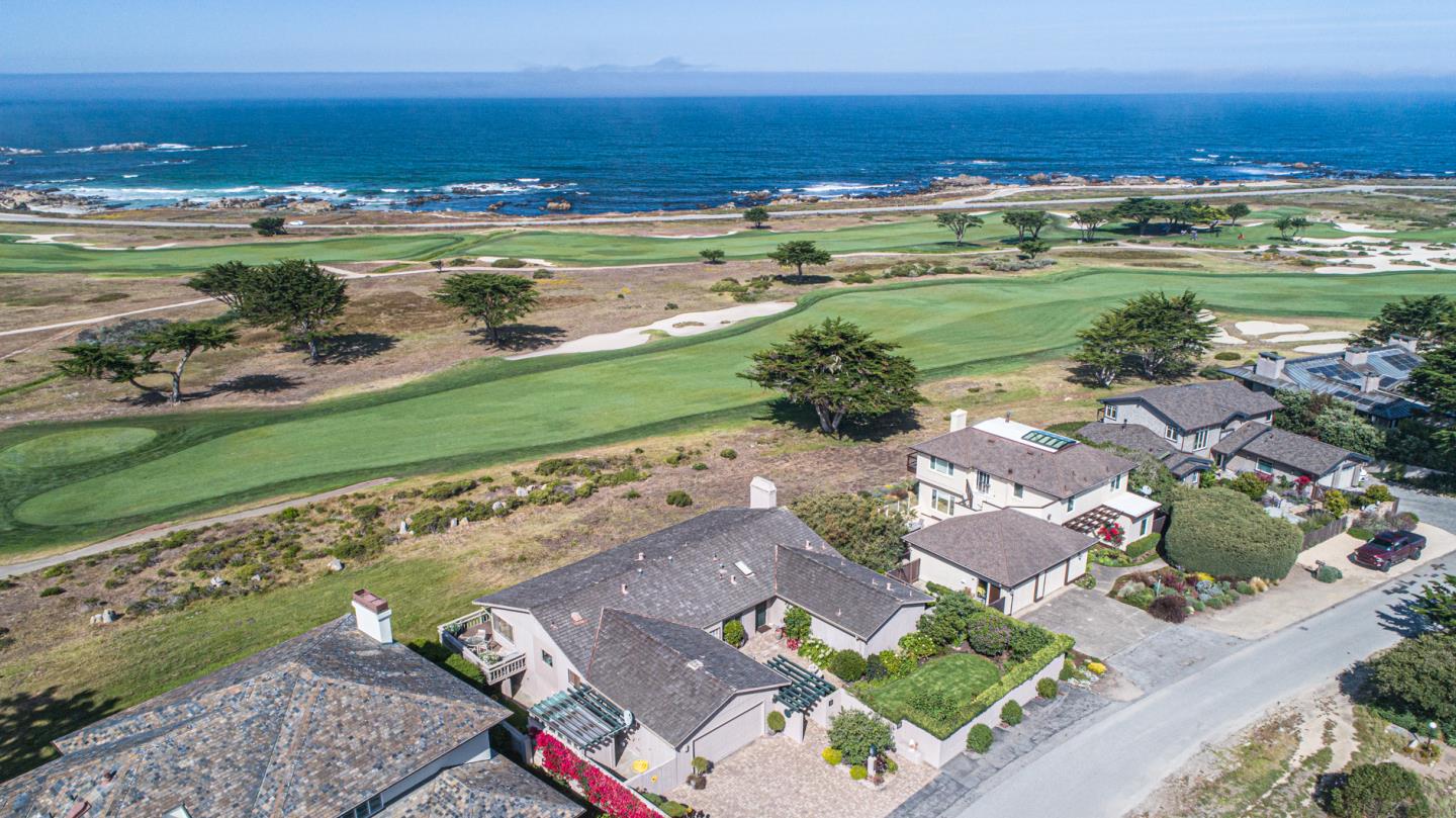 1020 Rodeo Road Pebble Beach, CA 93953 - Photo 2 of 38 an aerial view of ocean and residential houses with outdoor space
